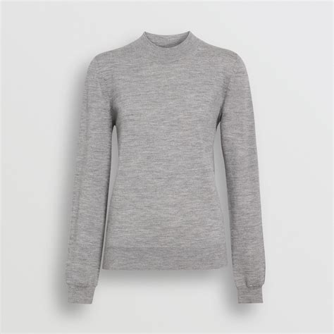 burberry grey cashmere sweater|burberry merino wool sweaters.